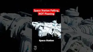 Space Station is Falling, Not Floating - You Got It Wrong! 🚀  #astronomy #astrophysics #science