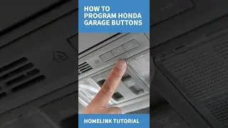 How to Program Your Garage Using Honda Home Link - Honda CR-V Garage Door Opener Tutorial Homelink