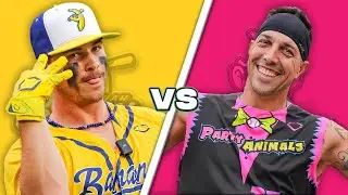 Golden Knights Parachute into Grayson Stadium! - Savannah Bananas vs Party Animals