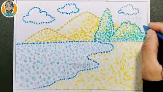 Tranh chấm m&agrave;u lớp 4 | mĩ thuật lớp 4 b&agrave;i 2 tranh chấm m&agrave;u | vẽ chim | Color dot painting | KCart3