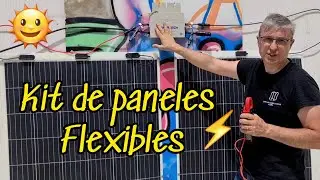 🌞⚡️KIT solar fotovoltaico de paneles flexibles 😉 Tornasol #I_LOVE_Fotovoltaica💛