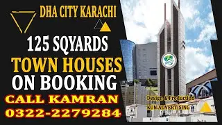 DHA CITY KARACHI 125 SQYARDS TOWN HOUSES ON BOOKING | ZAMEEN TV | 240222