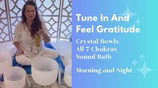 Manifestation Music Crystal Bowls Sound Bath Gratitude For Before Sleep Upon Waking And Koshi Chime