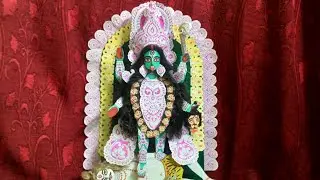 Making paper Ma kaali | make small maa Kali murti|kali ma|Mahakaali|naveenartsvlog|kalipuja|3d murti