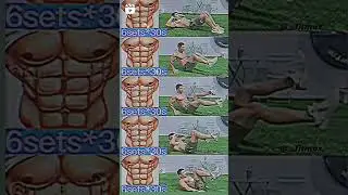 10 packs at home🔥 | do these exercises🔥😍 | #shorts #viral #10pack