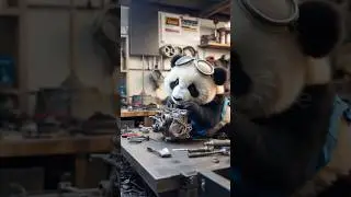 &ldquo;Little Panda, Big Fixes!&rdquo; #trending #panda #shorts #mechanic