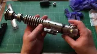 Russrep Luke Skywalker V2 lightsaber with Plecterlabs Nano Biscotti V2