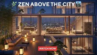 ✨ Would You Stay in This Zen-Style Penthouse Above the City?