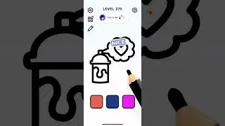 How To Draw a Spray Can With Love  🖌 Color Page ASMR &ndash; Art Coloring Gameplay |Level 275|