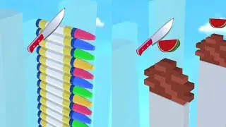 Almost Cut! Satisfying and Relaxing ASMR Slicing Gameplay Video