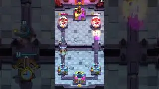 Instantly punished for overcommitting #clash #clashroyale #finalround #broadcasterroyale #supercell