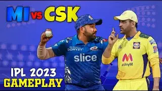 MI vs CSK New Team ipl 2023 Live Gameplay - Cricket 22 - Hikachu