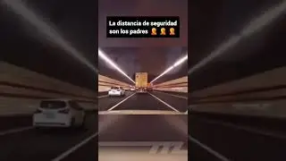 La gente que no mantiene la distancia de seguridad puede tener problemas así