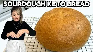 🥖 ЛУЧШИЙ КЕТО-ХЛЕБ, который вы когда-либо пробовали — мягкий хлеб на закваске с 18 г белка (2,4 г...