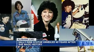 Sally Ride statue unveiled 40 years after she made history