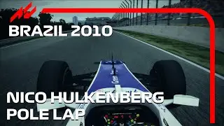 HULKENBERG'S UNIQUE POLE | Williams FW32 | 2010 Brazilian Grand Prix | Nico Hulkenberg Onboard