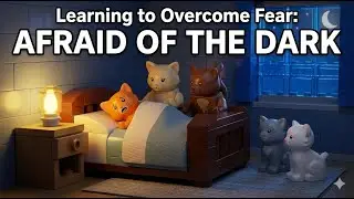 Afraid of the Dark? A Sweet LEGO Cat Adventure for Kids