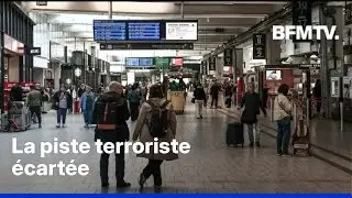 Un homme exhibe un couteau &agrave; la gare Montparnasse &agrave; Paris, un policier ouvre le feu