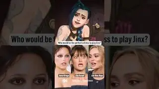 Who would be the perfect Jinx? 💙🎬#arcane #jinx #JennaOrtega #EllaPurnell #LilyRoseDepp