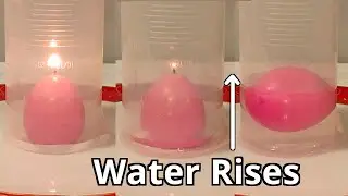 🔬#MESExperiments 46: Candle Flame Causes Water to Rise
