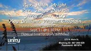 Unity of Las Cruces 20th Anniversary Service, 11SEP2022