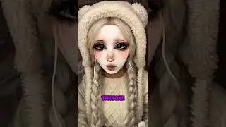 Мейкап из Ниток 🧶 | Новый Опасный Тренд в Тик Токе #shorts #мейкап #косметика #нитки #тикток #тренд