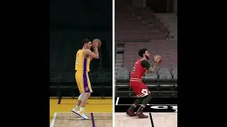 Lonzo Ball, 3pt Shot - NBA 2K18 vs NBA 2K23