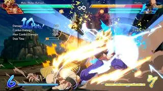 Dragon Ball FighterZ -  Small SSJ Goku Combo + Assist