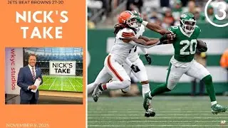 NICK'S TAKE: Rock bottom. Cleveland Browns lose to a Jets team that already gave up
