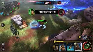 Star Wars Force Arena; EZRA split push explained. Rebublic gunship style points.
