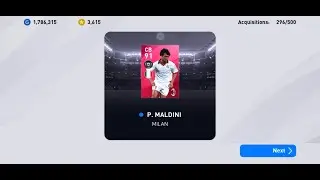 Trick to get P. Maldini from Iconic Moment Milan! Pes 2020 mobile