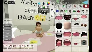 Тутор на скин мисс baby🙀👶 #brookhaven #roblox