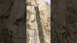 Hamilton Blvd Ext Granite Canyon with a Lava intrusion? #yukonterritory #geologystudent