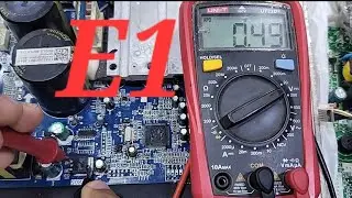 Orient PEL Dawlance Dc inverter ac E1 error code outdoor pcb Dc inverter ac pcb training center