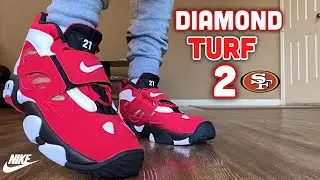 Кроссовки NIKE DIAMOND TURF 2 49ers: обзор и демонстрация на ногах