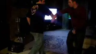 The guys' "special handshake"