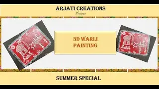3D Warli Painting / 3D Warli Village Painting