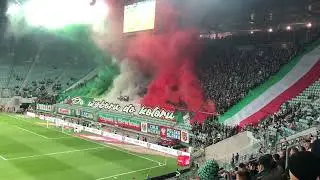 Śląsk Wrocław - Polonia Warszawa 26.09.2025 - Druga oprawa kibiców Śląska Wrocław #oprawa #doping 