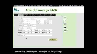 Simple Ophthalmology EMR for the Single Practitioner