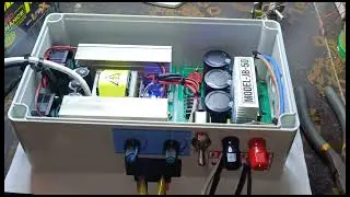 #DIY 16mosfet PDC IGBT auto duty no inductor 1 minutes #testing  in 4k watts and spark #trending