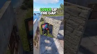 How to make the PERFECT Shooting Floor in RUST - #rust #rustshorts #rustgame #shorts #rustclips