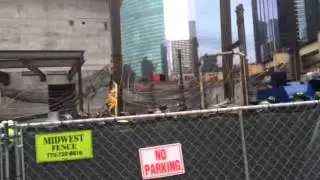 Construction site accident at Lake and Canal streets