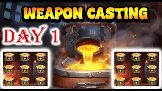 WEAPON CASTING DAY 1 | CASTLE CLASH