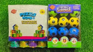 Surprise Football With Puzzles Home Unboxing Fun ||| different suprise football with gifts ||| ASMR