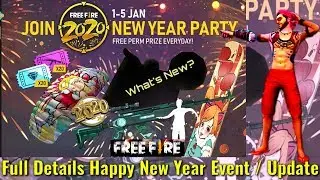 Free Fire New Year Party Event Full Details With Latest News & Updates