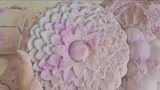 Purple Gym Chalk Platter dry Crushes 😍💜 for Deep Relaxation 