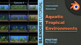 Tropical Aquarium Part 4 - Blender Tutorial