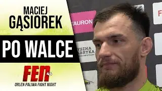 Maciej GĄSIOREK po zwycięstwie na FEN 44: 