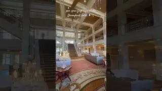 DISNEYLAND HOTEL LOBBY 🏰⚜️🇫🇷✨ #disneylandparis #disneylandhotel