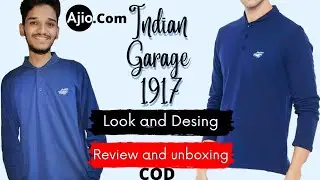 Slim Fit Polo T-shirt with High-Low Vented Hems | #unboxing | #review | #ajio |